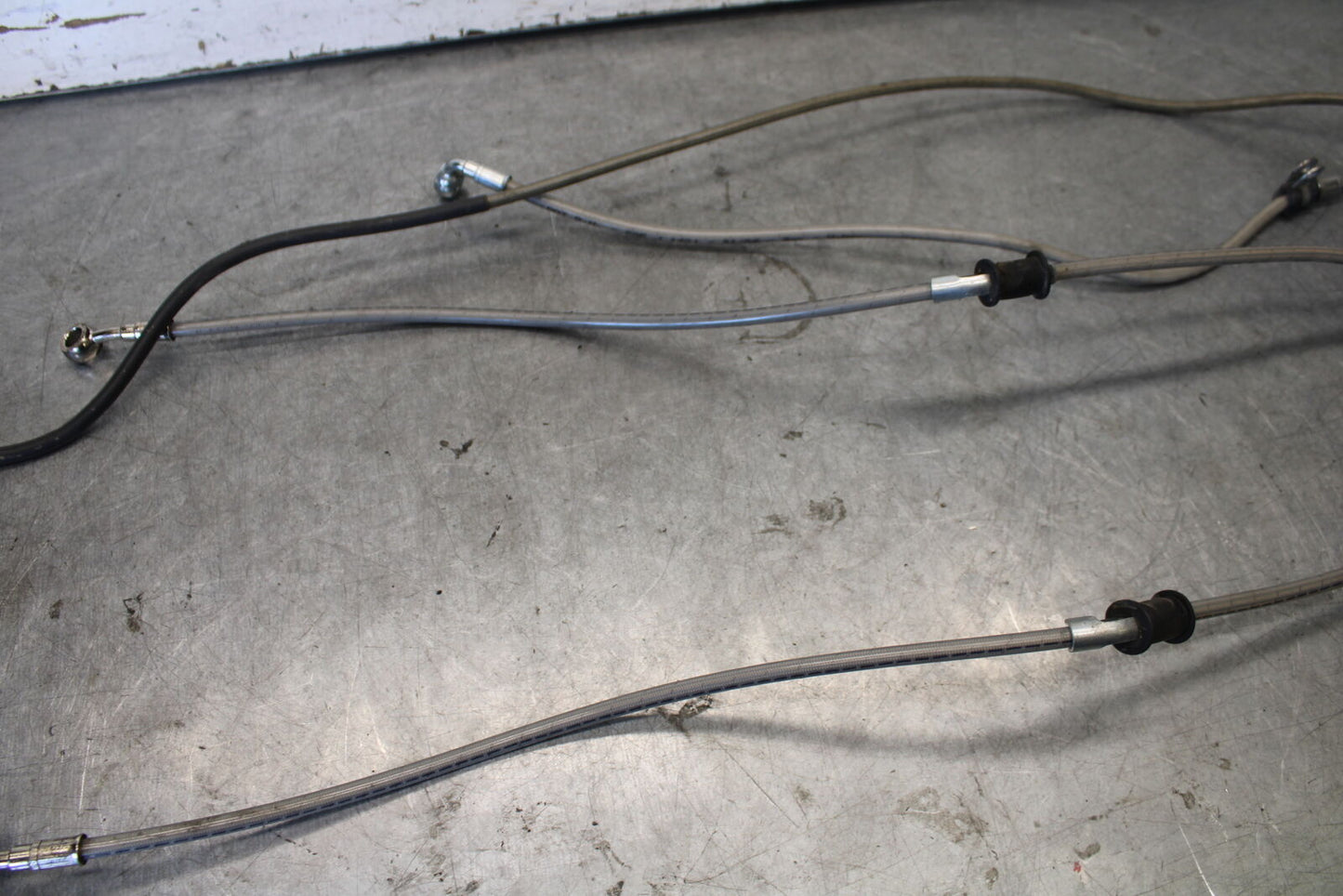 06-07 DUCATI MONSTER 695 FRONT REAR BRAKE CALIPER HOSES LINES SET BB674