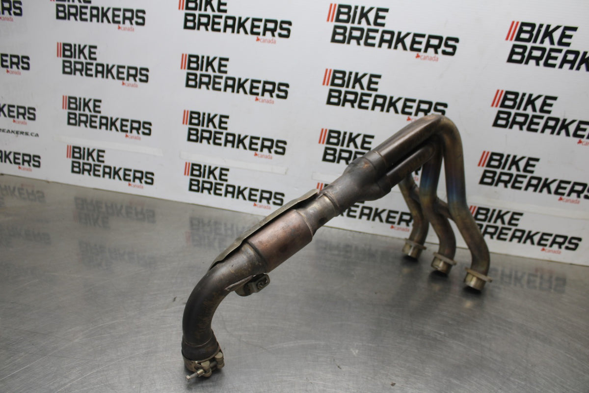 12 TRIUMPH STREET TRIPLE R EXHAUST HEADER PIPES MANIFOLD BB914