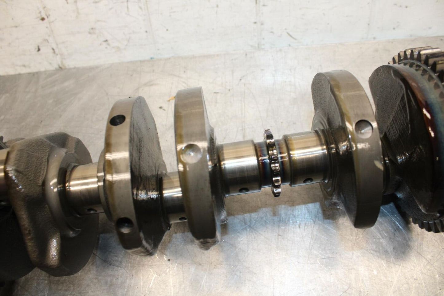 91-92 SUZUKI GSXR750 M ENGINE MOTOR CRANKSHAFT CRANK SHAFT BB493