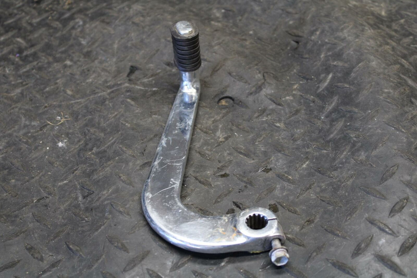 86 SUZUKI GSXR1100 G POLISHED RIGHT REARSET BRAKE FOOT PEDAL BB227