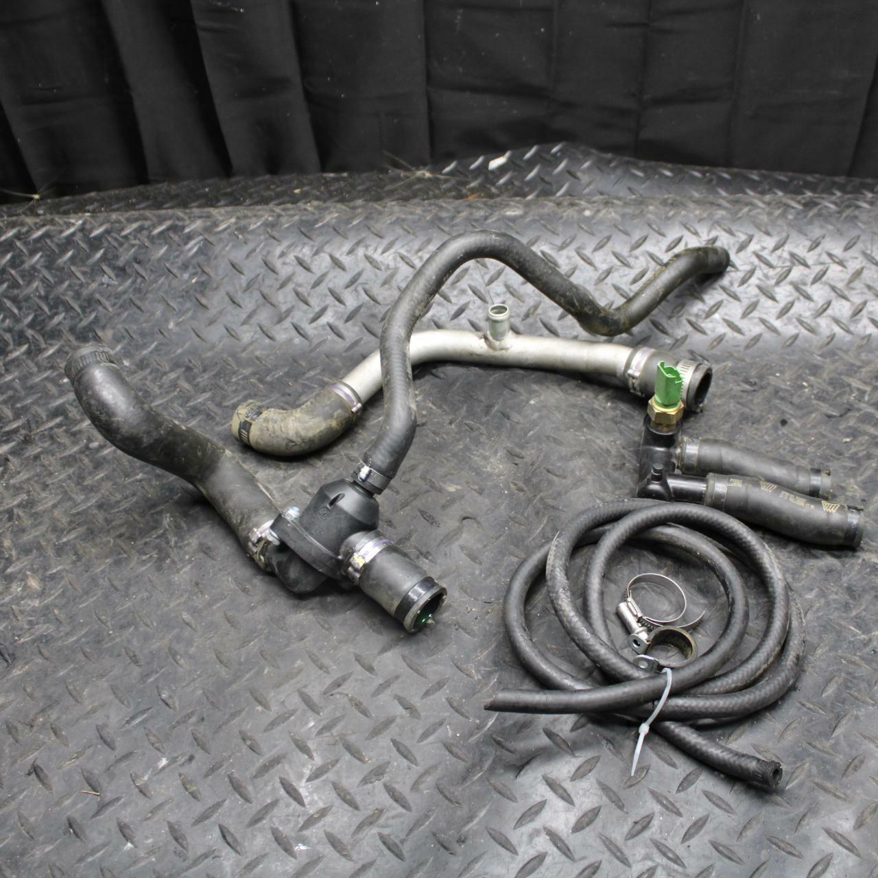 10-11 APRILIA RSV4 R HOSES ENGINE COOLANT WATER PIPES THERMOSTAT HOUSING BB202
