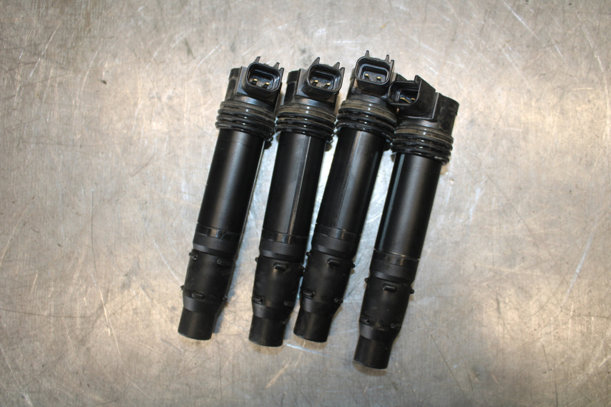 19-23 KAWASAKI NINJA ZX6R IGNITION COILS COIL SPARK PLUG CAPS BB701