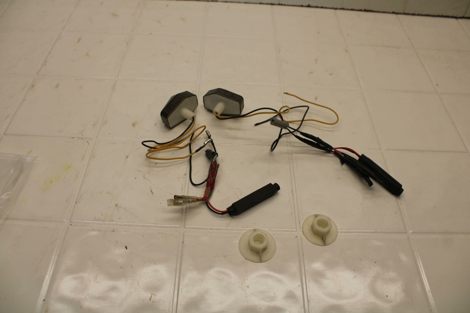 01-02 SUZUKI GSXR750 FRONT LEFT RIGHT TURN SIGNALS LIGHT INDICATORS BB402