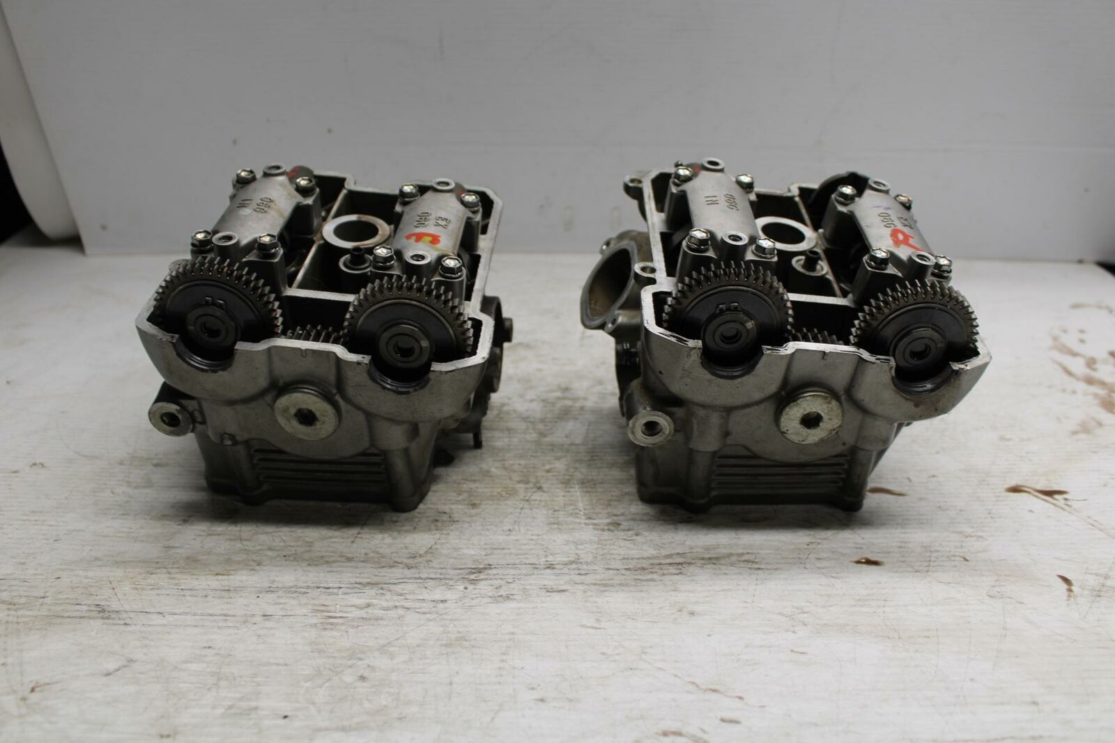 03-05 SUZUKI SV1000 ENGINE TOP END CYLINDER HEAD FRONT REAR BB296