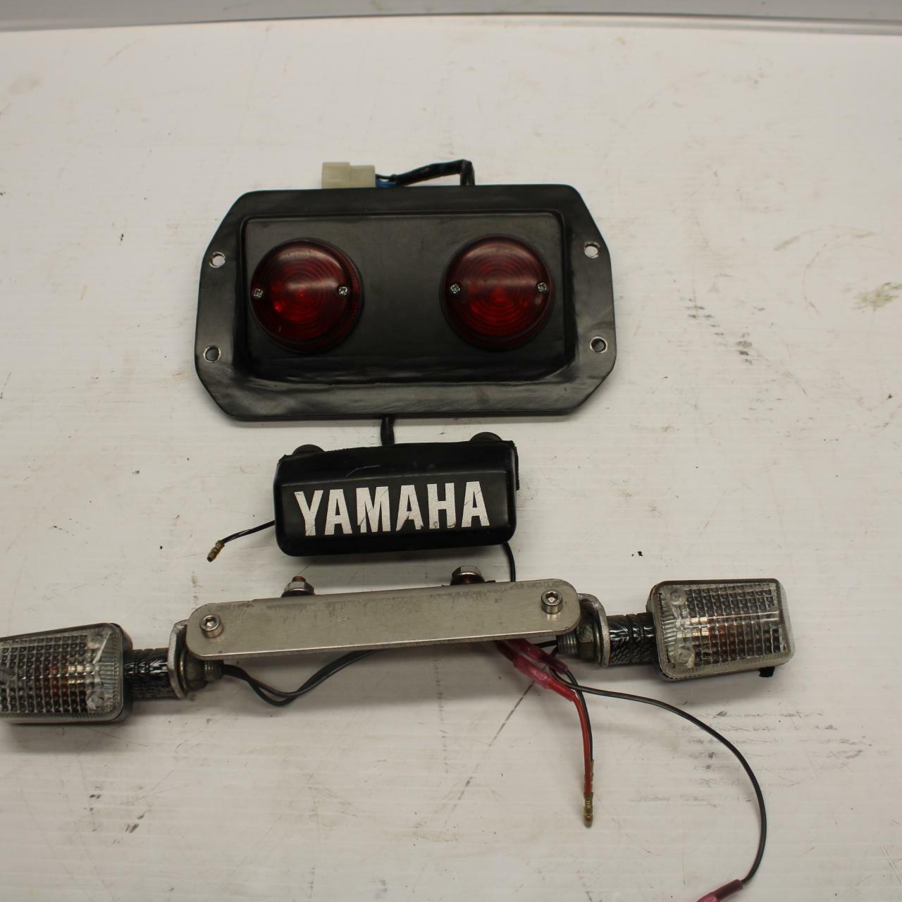96 YAMAHA YZF750R REAR TAIL TAILLIGHT BACK BRAKE LIGHT LICENCE PLATE BB237