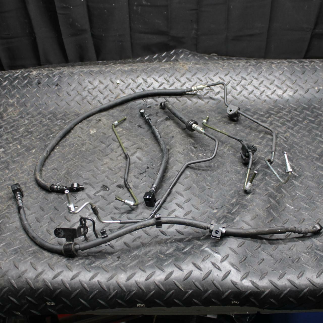 17 KAWASAKI NINJA 300 FRONT REAR ABS BRAKE HOSE SET LINES HOSES BB215