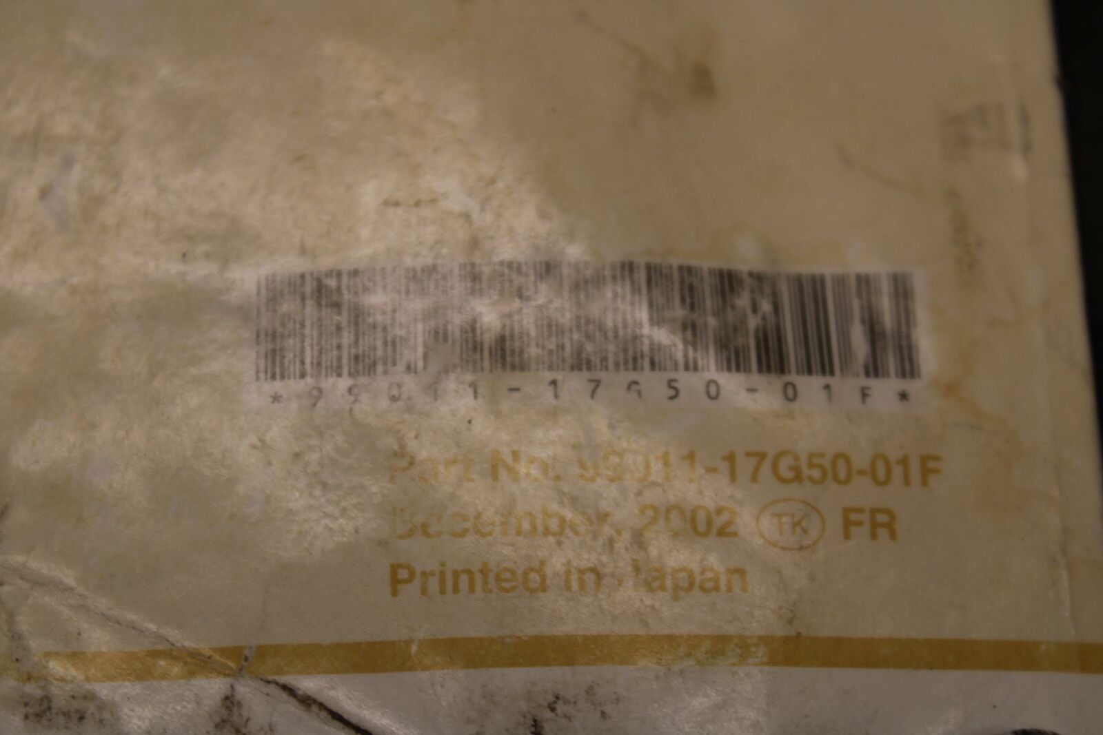 03 SUZUKI SV650S ORIGINAL FRENCH OWNERS MANUAL MANUEL DU PROPRIETAIRE  BB219