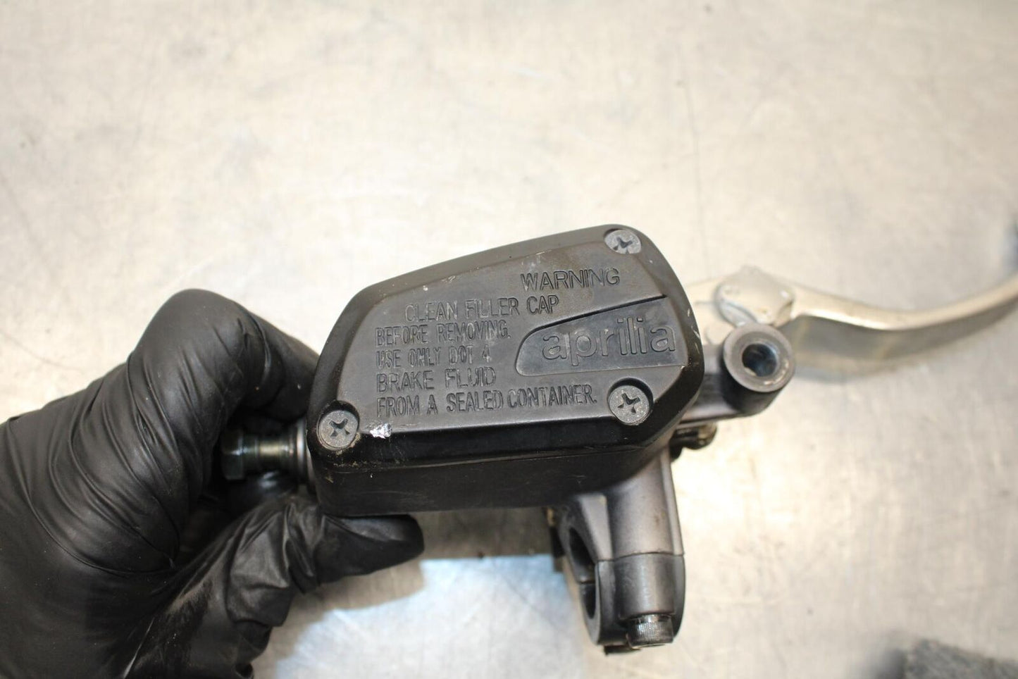 2008 Aprilia Shiver 750 SL750 FRONT BRAKE MASTER CYLINDER w/ LEVER BB551