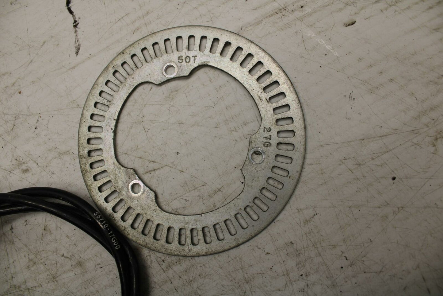 03-11 SUZUKI SV650A FRONT WHEEL ABS BRAKE RING DISC SENSOR BB290