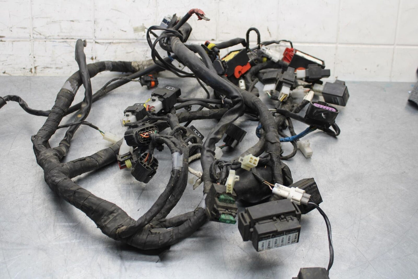 2008 Aprilia Shiver 750 SL750 MAIN ENGINE WIRING HARNESS MOTOR WIRE LOOM BB551