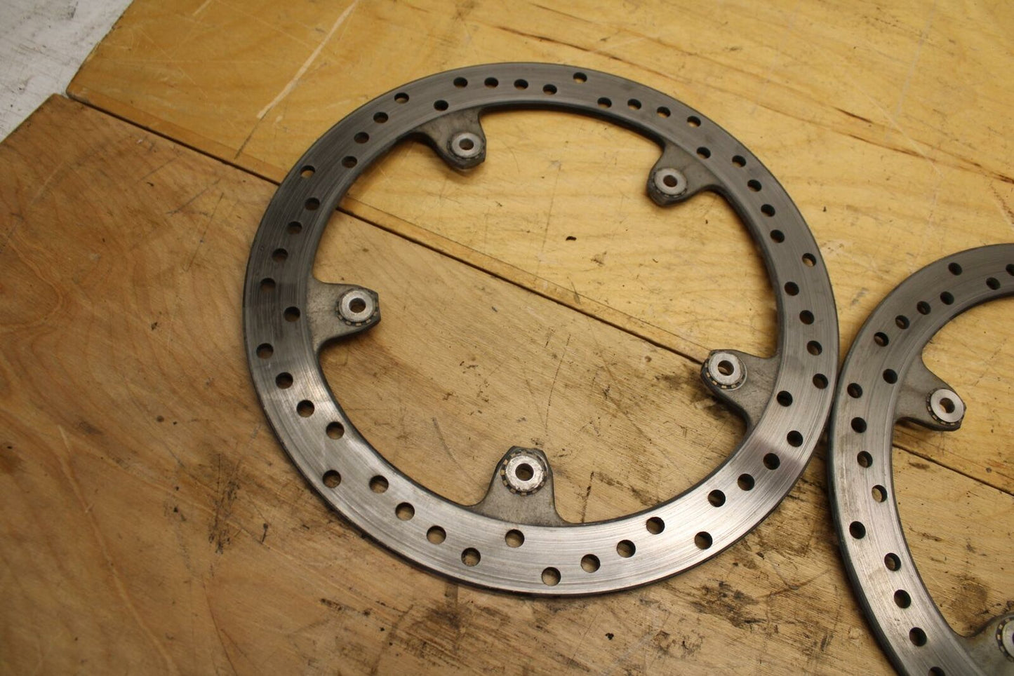 12-14 BMW S1000RR FRONT LEFT RIGHT BRAKE ROTORS DISCS BB317
