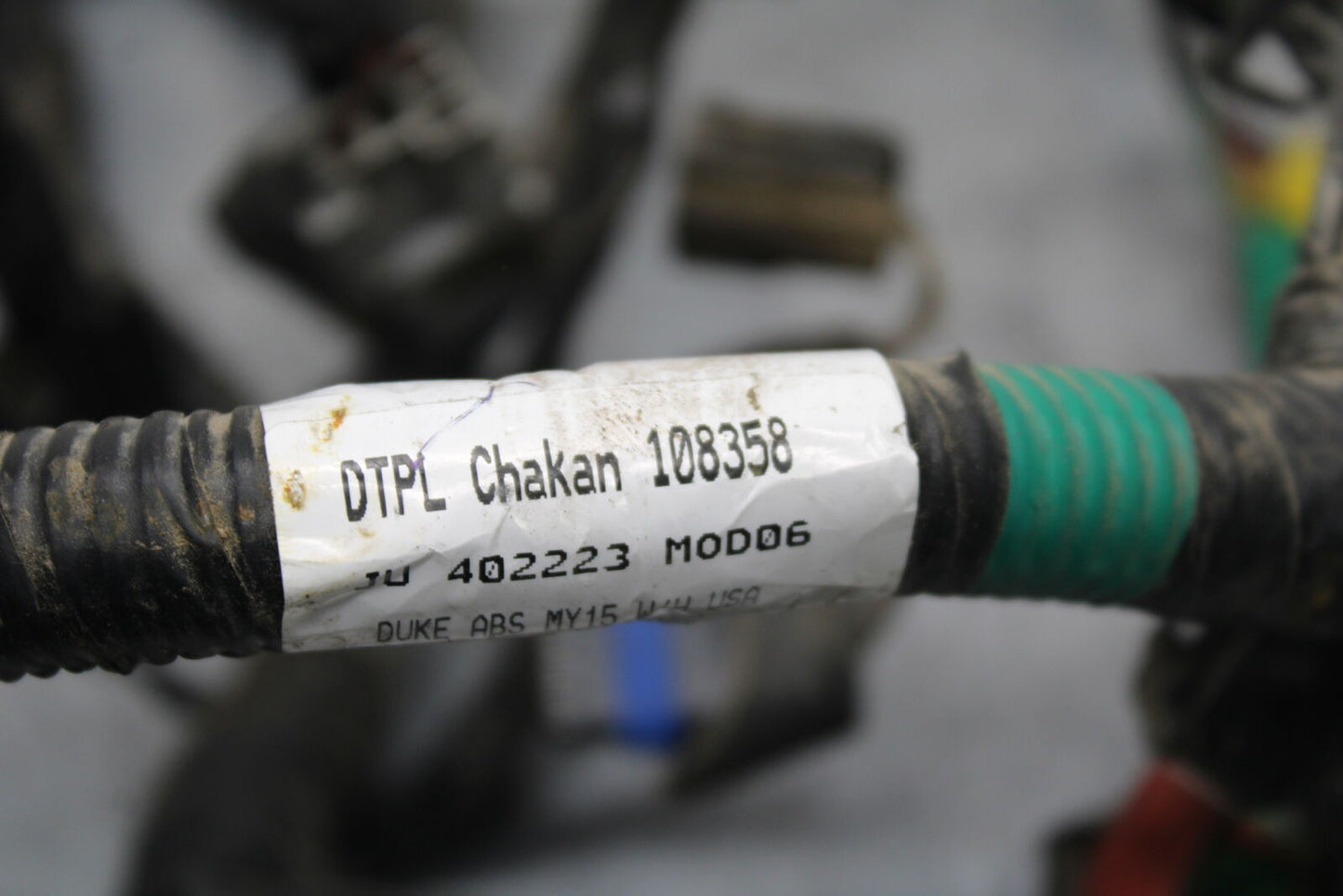 13-16 KTM 390 DUKE MAIN ENGINE WIRING HARNESS MOTOR WIRE LOOM BB748