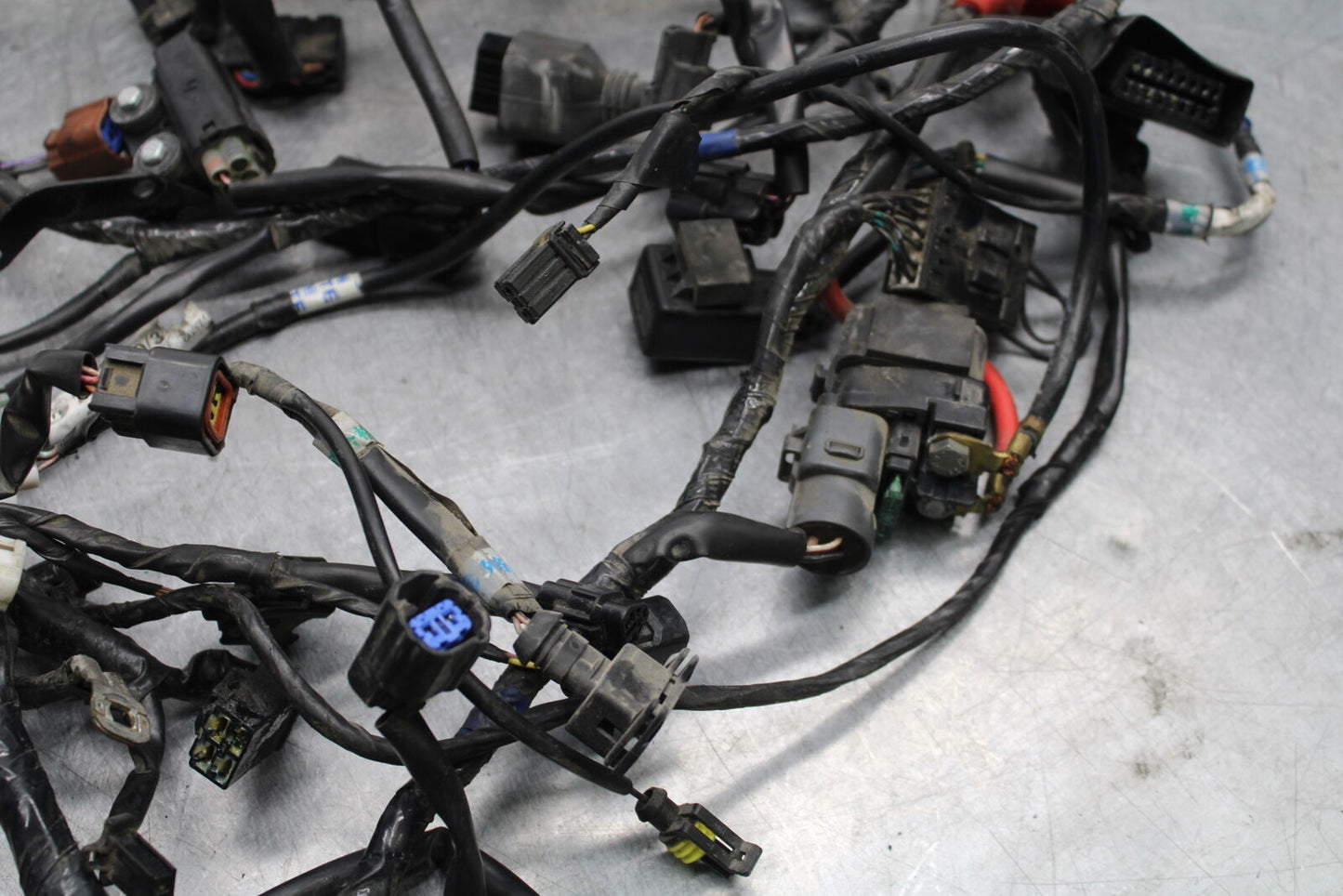 07-08 TRIUMPH DAYTONA 675 MAIN ENGINE WIRING HARNESS WIRE LOOM T2501656 BB685