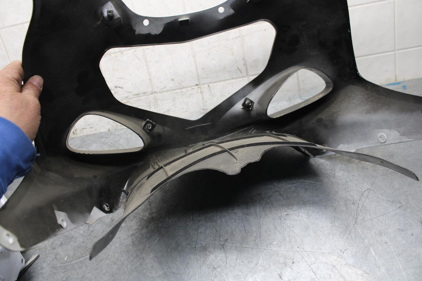 2003 Suzuki GSXR750 AFTERMARKET FRONT UPPER NOSE FAIRING COWL SHROUD BB537