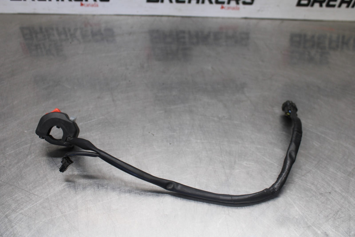 08-09 KAWASAKI NINJA ZX14R RIGHT CLIP ON HANDLE KILL OFF START SWITCHS BB932