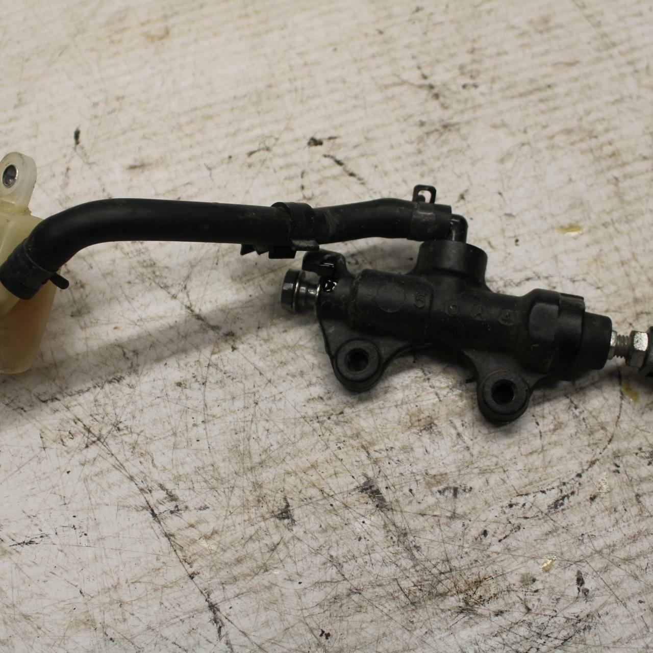 08-11 TRIUMPH SPEED TRIPLE REAR BACK BRAKE MASTER CYLINDER W RESERVOIR BB366