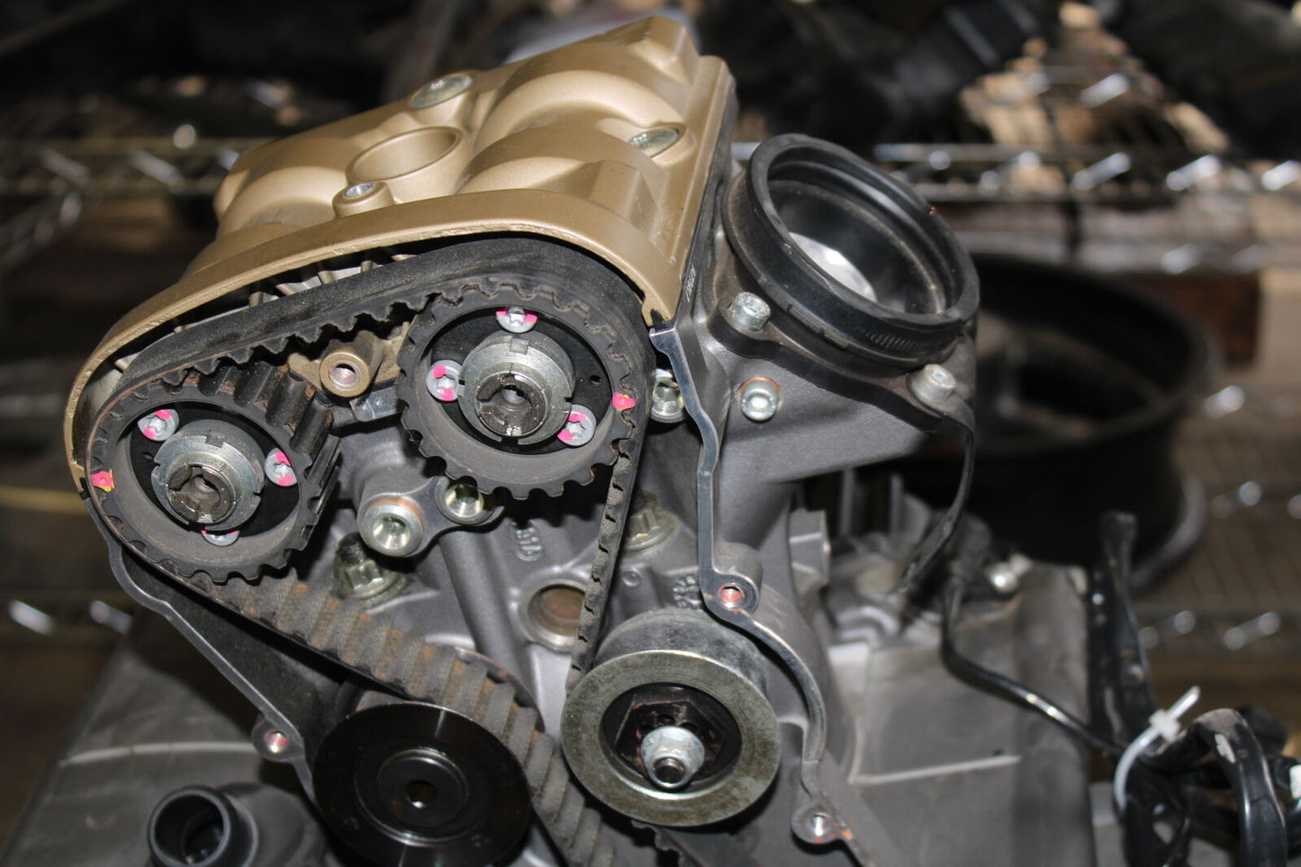 12-13 DUCATI STREETFIGHTER 848 ENGINE MOTOR BB705