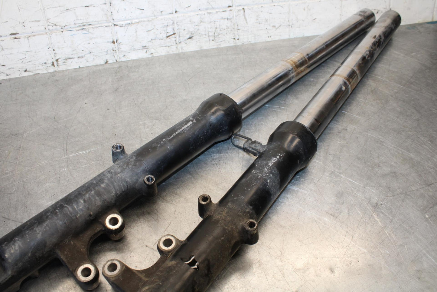 00-01 KAWASAKI ZZR600 FRONT FORKS SHOCK SUSPENSION SET PAIR BB568