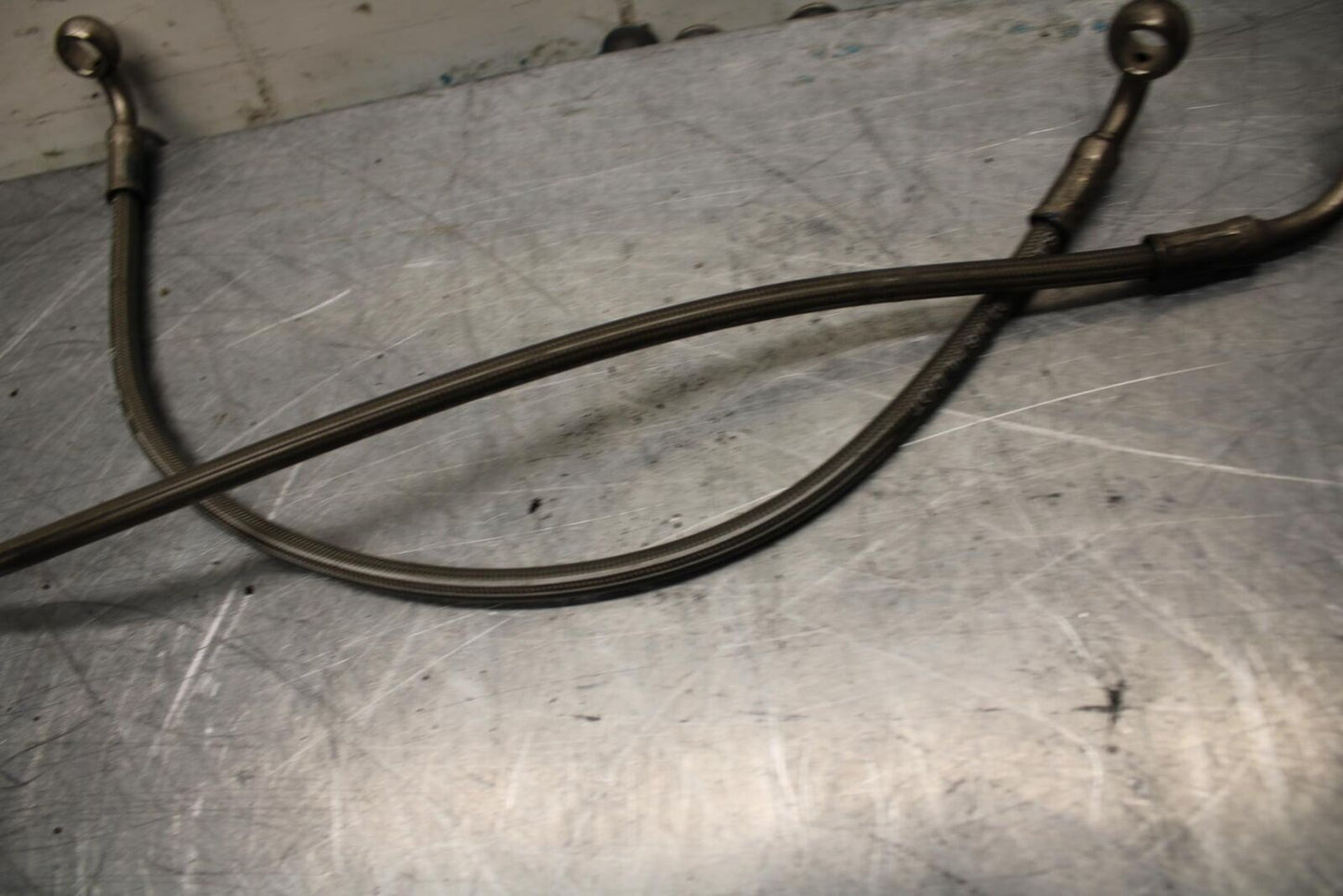 06-07 TRIUMPH DAYTONA 675 DAYTONA 675 BRAIDED FRONT BRAKE CALIPER HOSES BB441