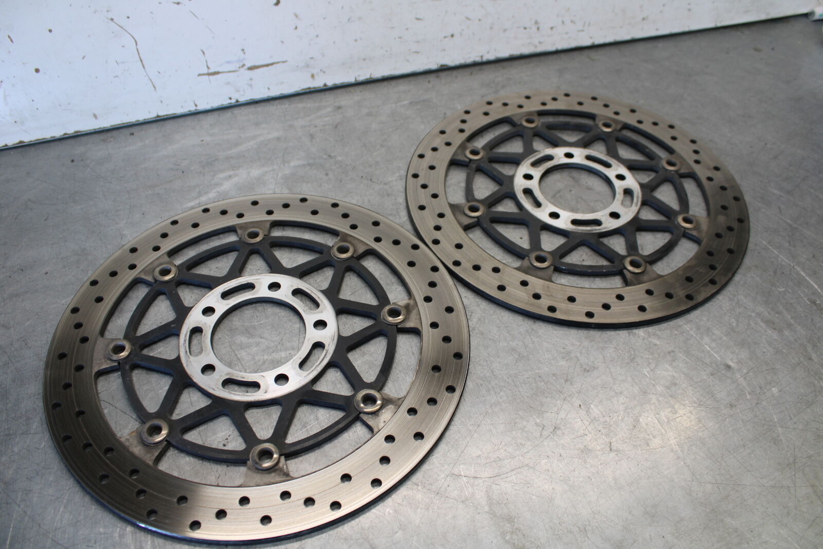 03-07 SUZUKI SV1000S FRONT LEFT RIGHT BRAKE ROTORS DISCS BB657