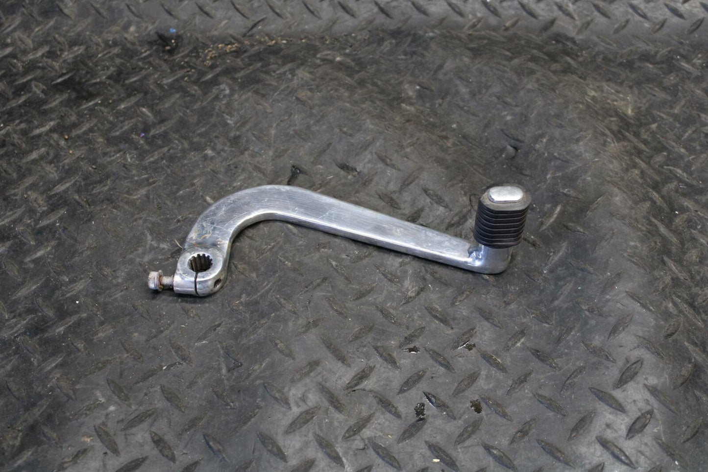 86 SUZUKI GSXR1100 G POLISHED RIGHT REARSET BRAKE FOOT PEDAL BB227