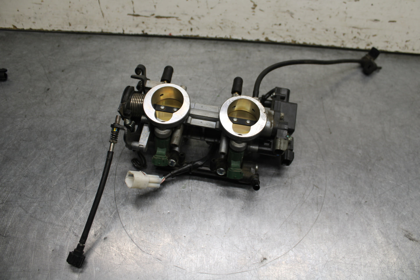 14-15 KAWASAKI NINJA 650 EX650F ABS MAIN FUEL INJECTORS / THROTTLE BODIES BB741