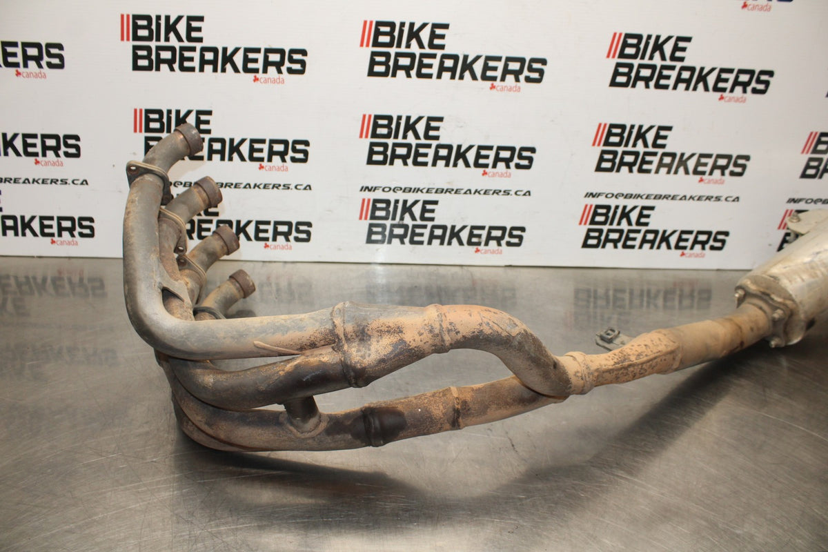 00 SUZUKI GSXR750 FULL EXHAUST SYSTEM HEADERS PIPE MUFFLER BB820
