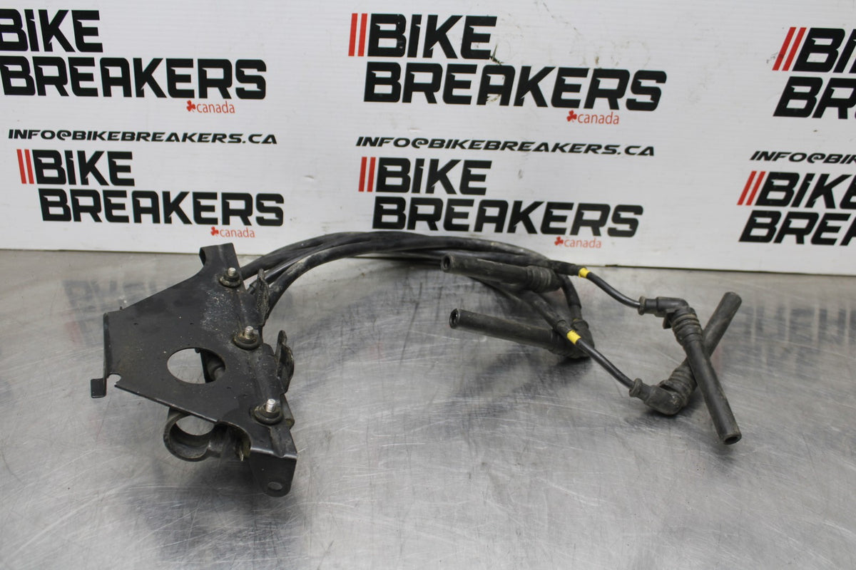 98 KAWASAKI NINJA ZX6 IGNITION COILS COIL SPARK PLUG CAPS BB870