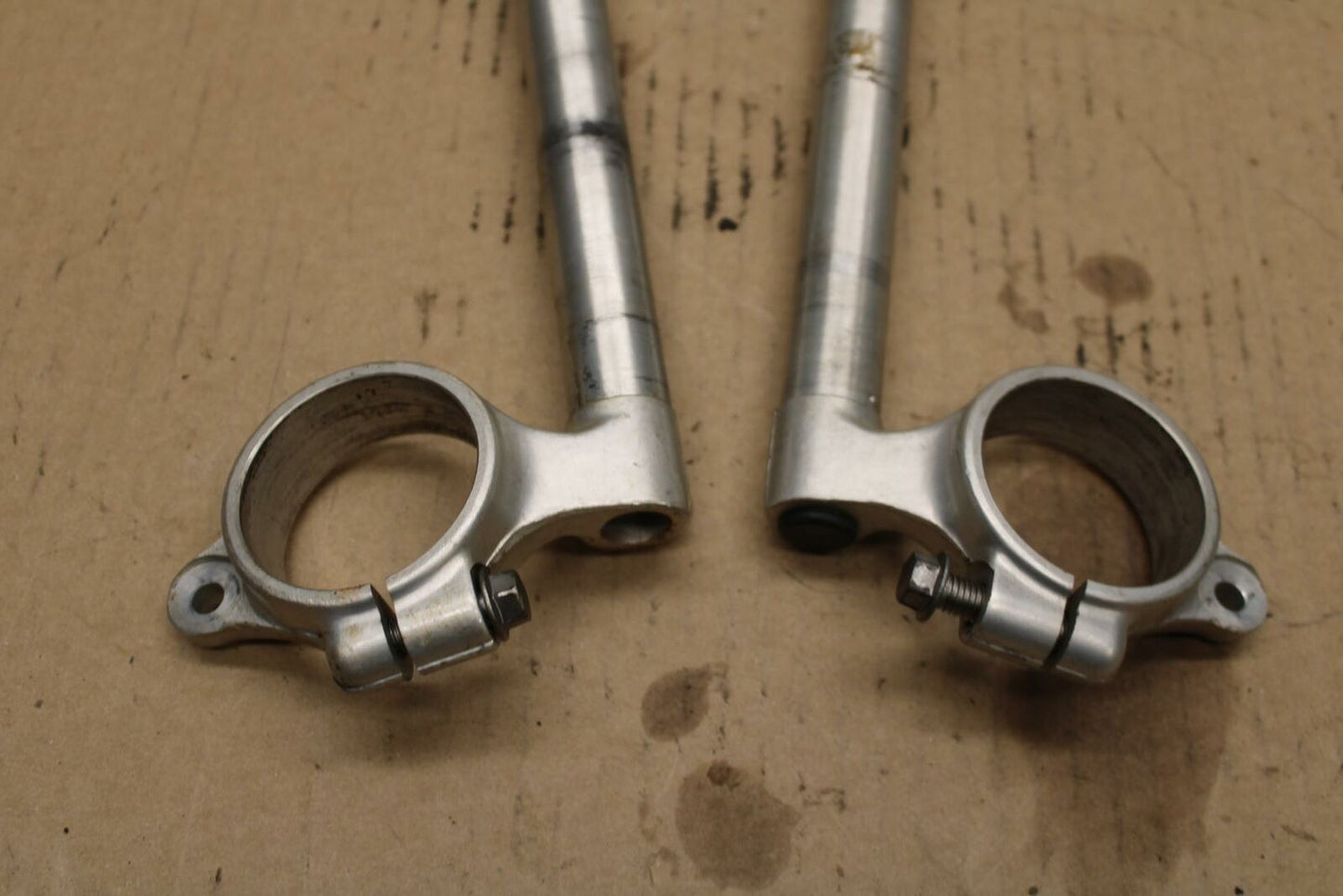 01 SUZUKI GSXR1000 LEFT RIGHT CLIP ON ONS HANDLEBARS PAIR SET BB155b