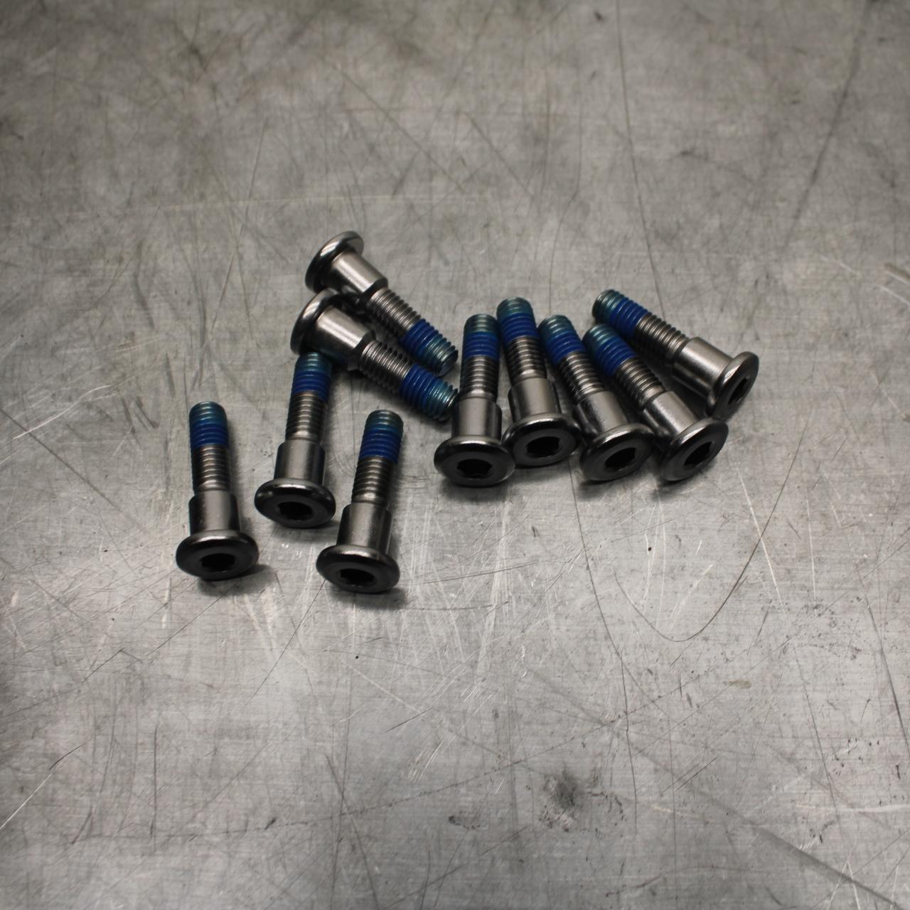 91-92 SUZUKI GSXR750 M FRONT BRAKE ROTOR BOLTS DISC HARDWARE SCREW BB493