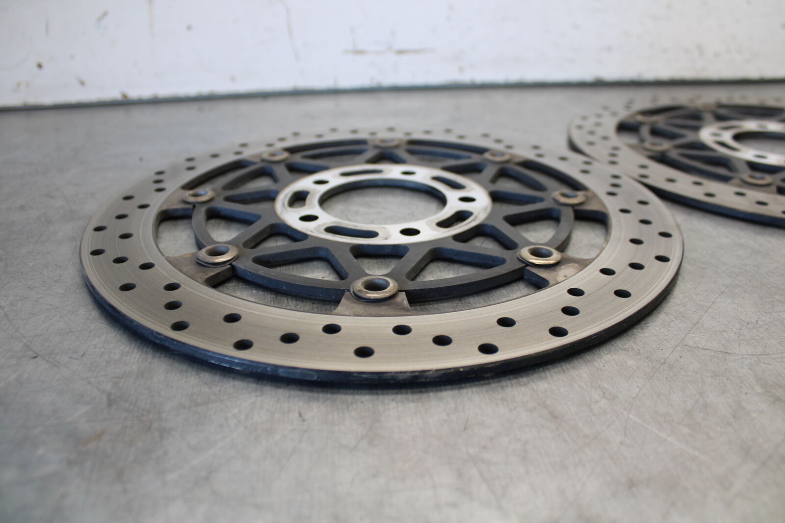 03-07 SUZUKI SV1000S FRONT LEFT RIGHT BRAKE ROTORS DISCS BB657