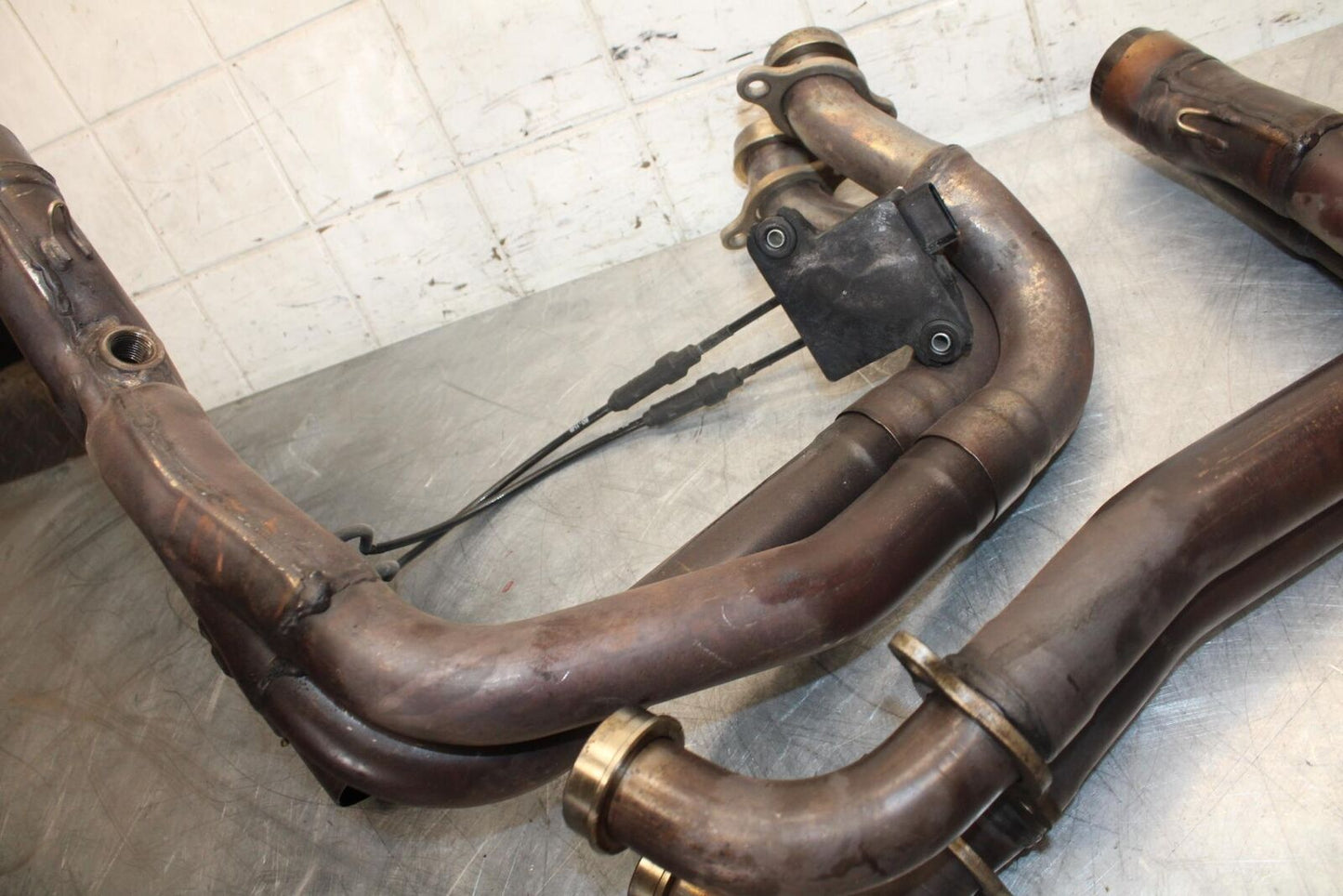 2010 Aprilia RSV1000R EXHAUST HEADER PIPES MANIFOLD BB513