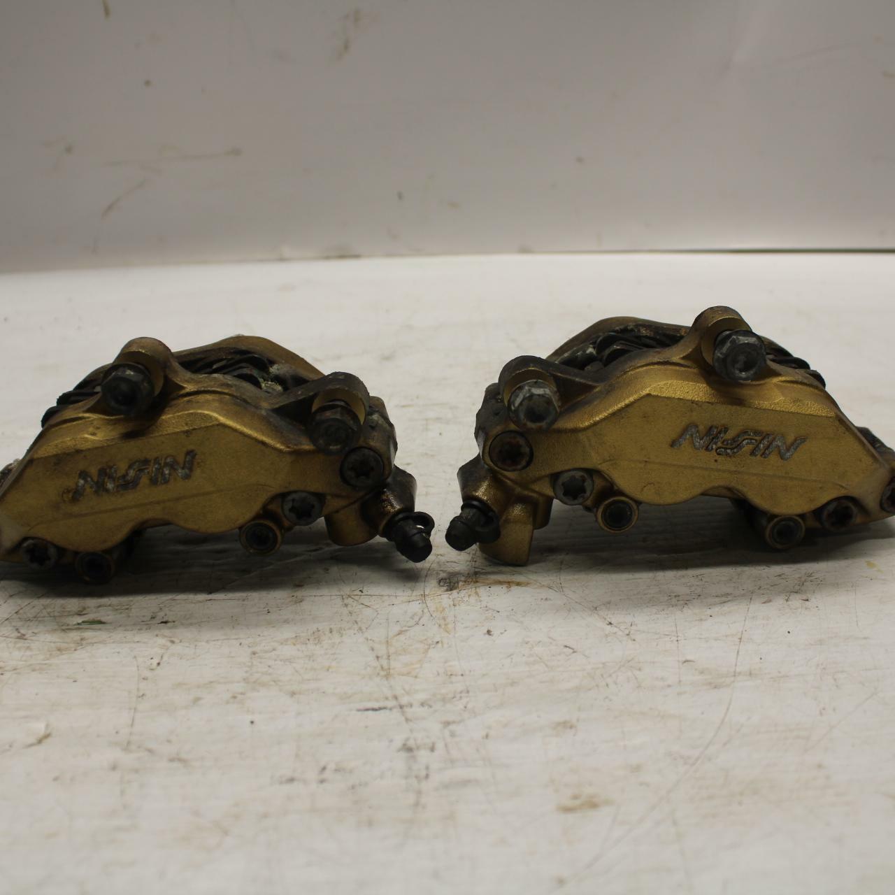00-01 HONDA CBR929RR RIGHT LEFT FRONT BRAKE CALIPER SET PAIR CALIPERS BB265