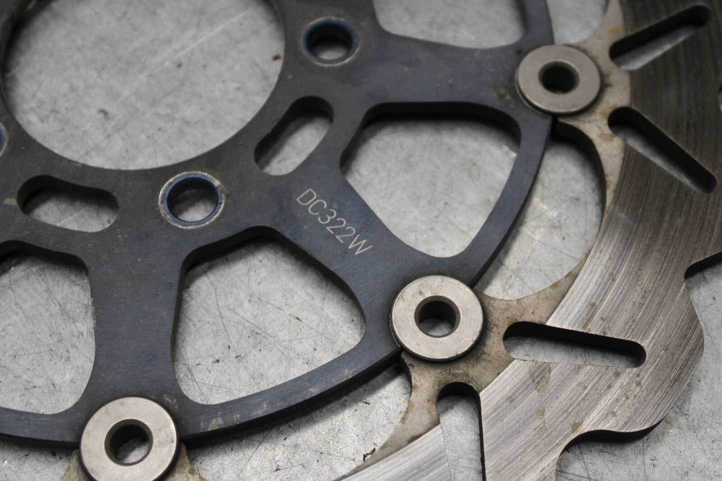 04-05 SUZUKI GSXR600 AFTERMARKET GALFER FRONT LEFT RIGHT BRAKE ROTORS DISCS BB65