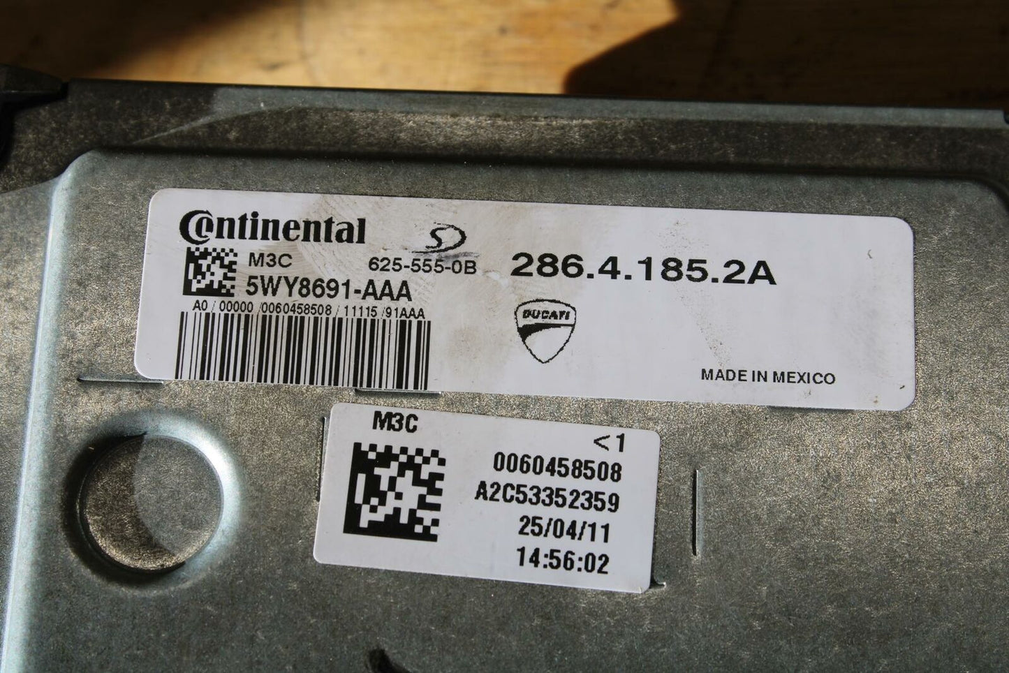 08-14 DUCATI MONSTER 696 ECU COMPUTER CONTROLLER UNIT BLACK BOX ECM CDI BB324
