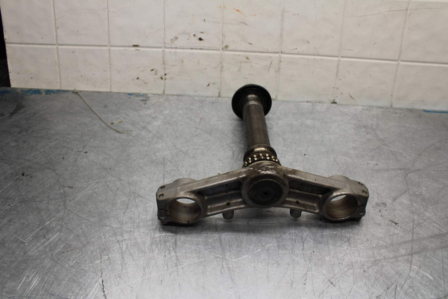 06-07 KAWASAKI NINJA 650R EX650A FRONT FORKS CLAMP LOWER TRIPLE TREE STEM BB446