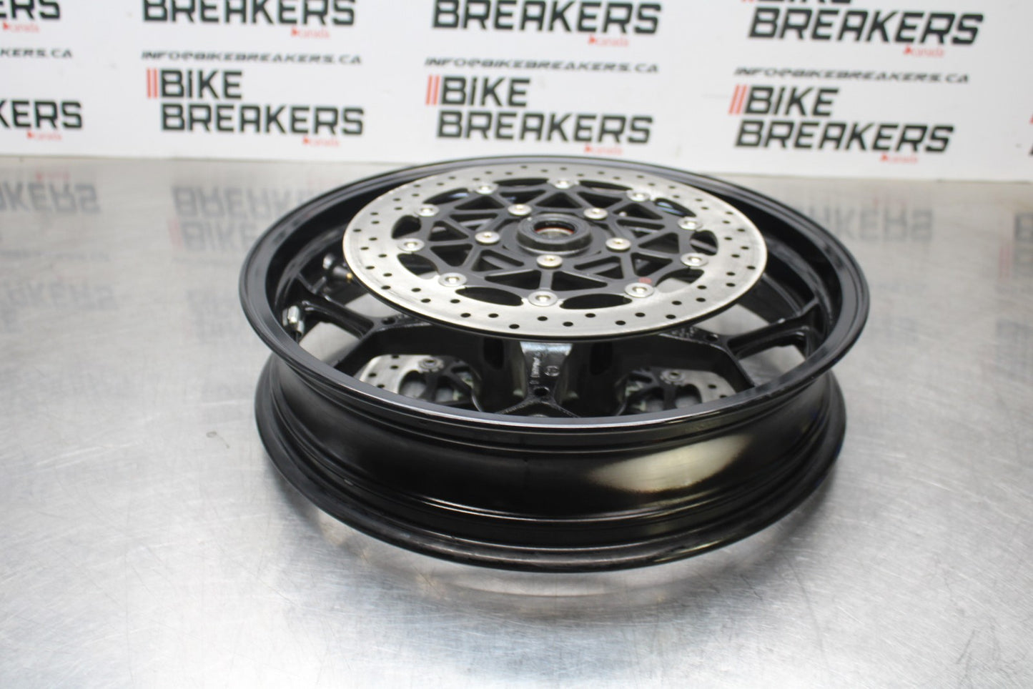 23-24 KAWASAKI NINJA ZX14R NEW TAKE OFF!! FRONT WHEEL FRONT RIM & ROTORS BB764
