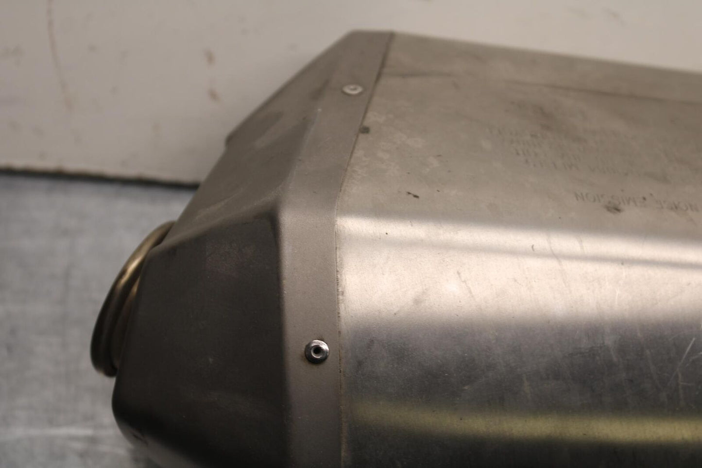 15-19 APRILIA RSV4 RF EXHAUST PIPE MUFFLER SLIP ON CAN SILENCER BB611