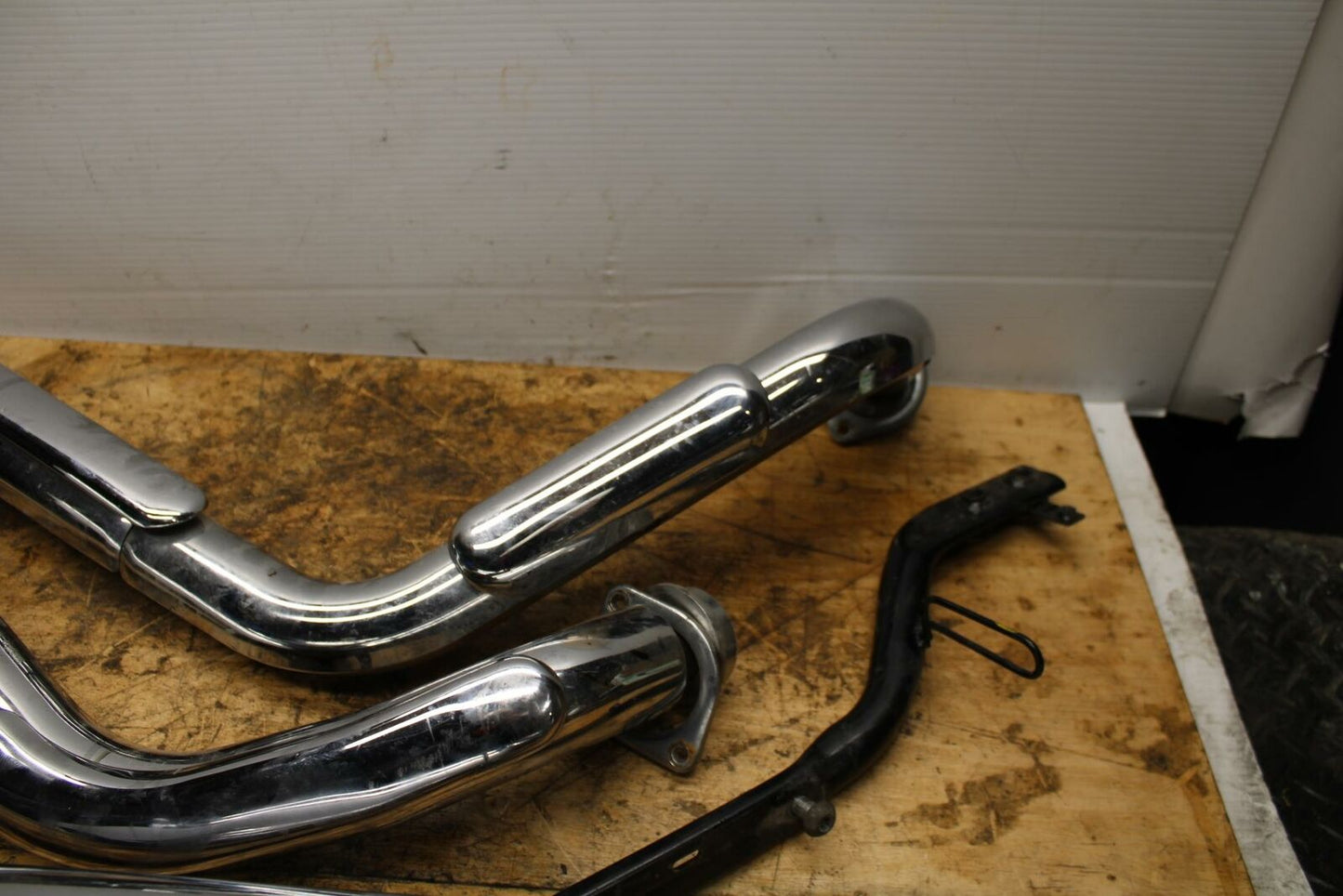 99-03 YAMAHA ROAD STAR XV1600A FULL MUFFLER EXHAUST SILENCER PIPE BB344