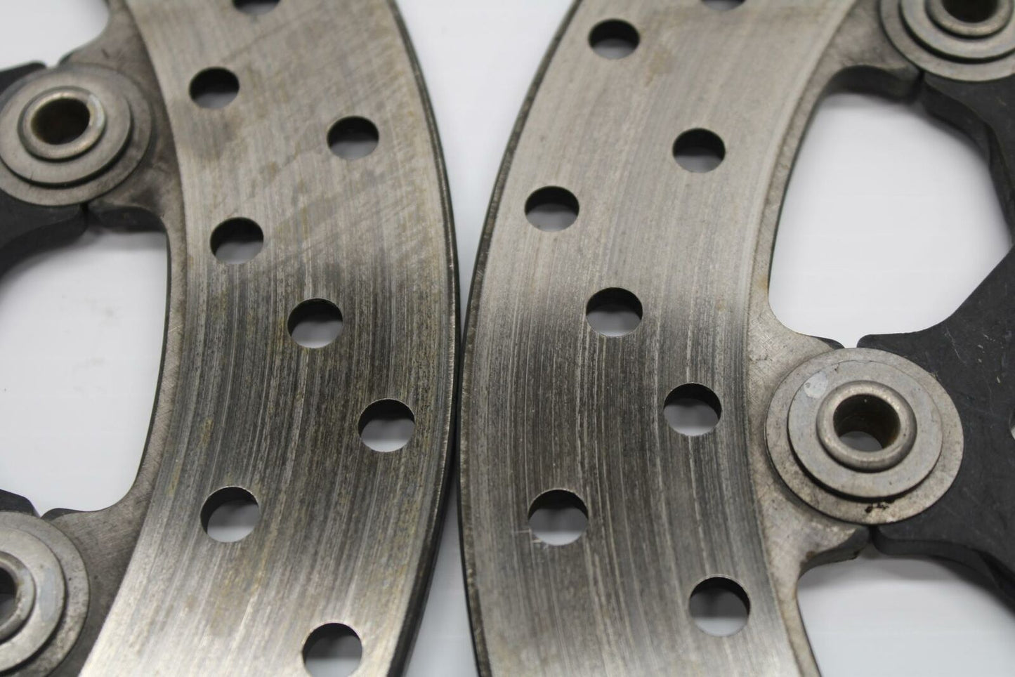 05 YAMAHA YZF R6S FRONT LEFT RIGHT BRAKE ROTORS DISCS BB234