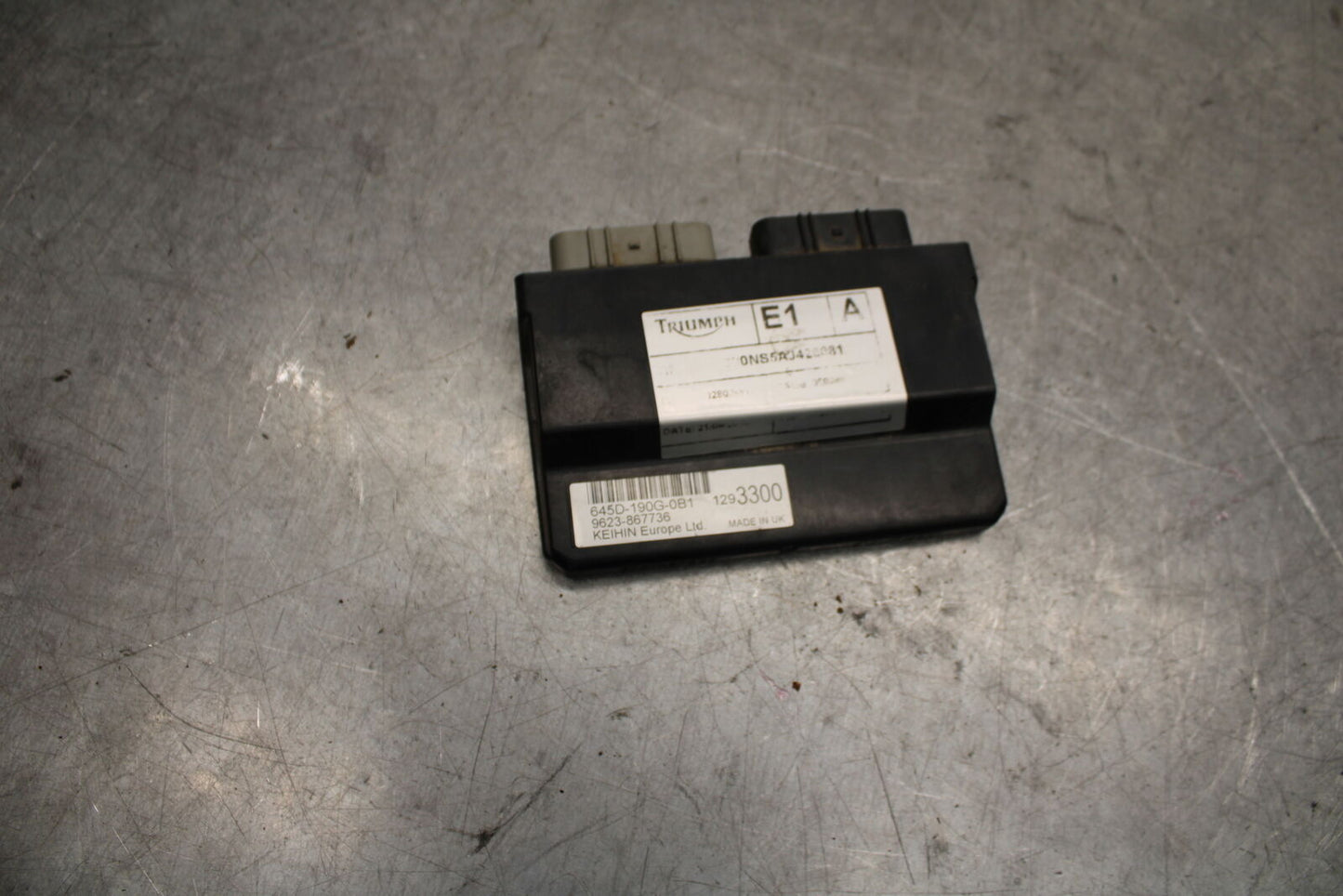 09-11 TRIUMPH DAYTONA 675 ECU COMPUTER CONTROLLER UNIT BLACK BOX ECM CDI BB652