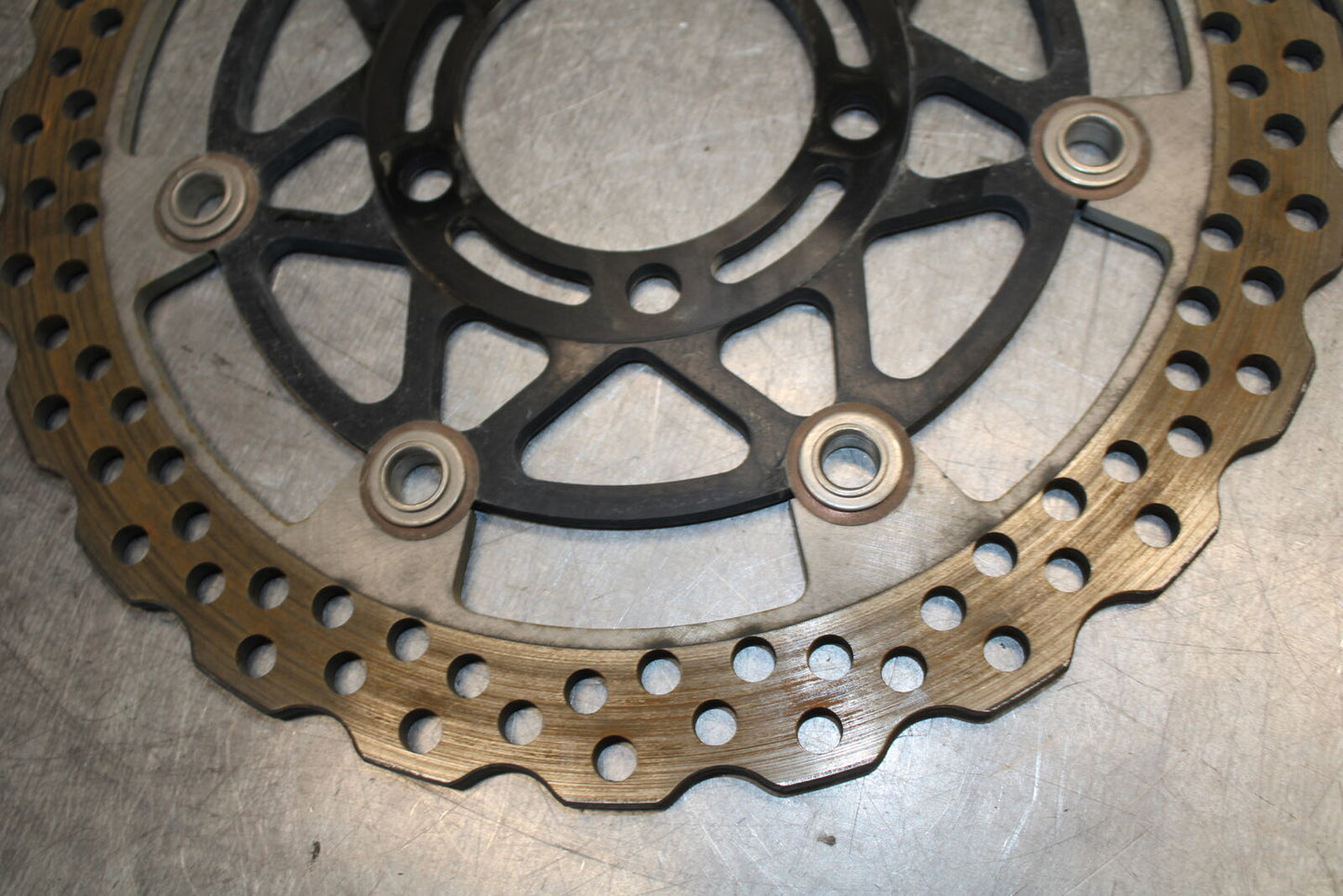 19-23 KAWASAKI NINJA ZX6R FRONT LEFT RIGHT BRAKE ROTORS DISCS BB701