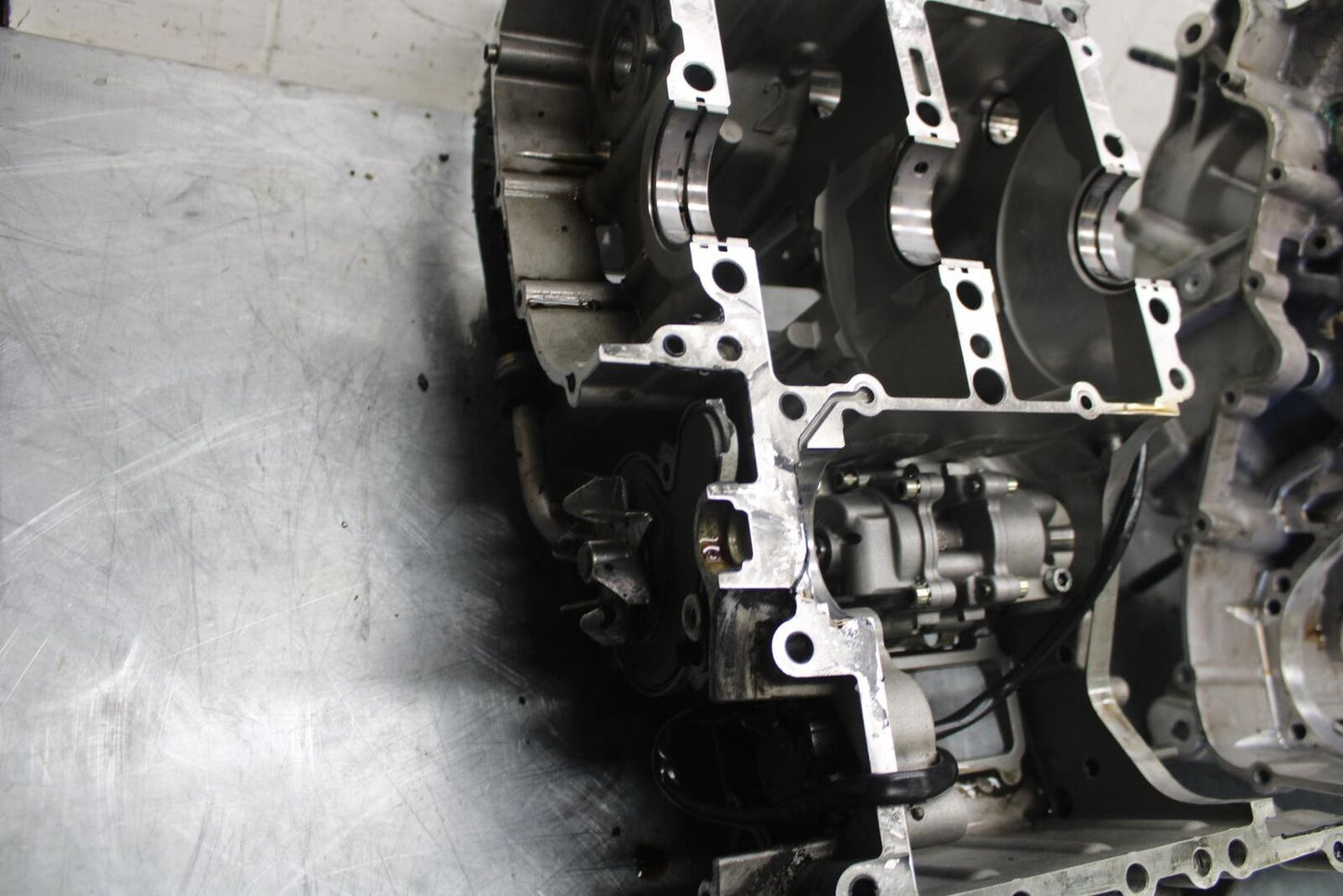 2010 Aprilia RSV1000R ENGINE MOTOR CRANKCASE CRANK CASES BLOCK BB513