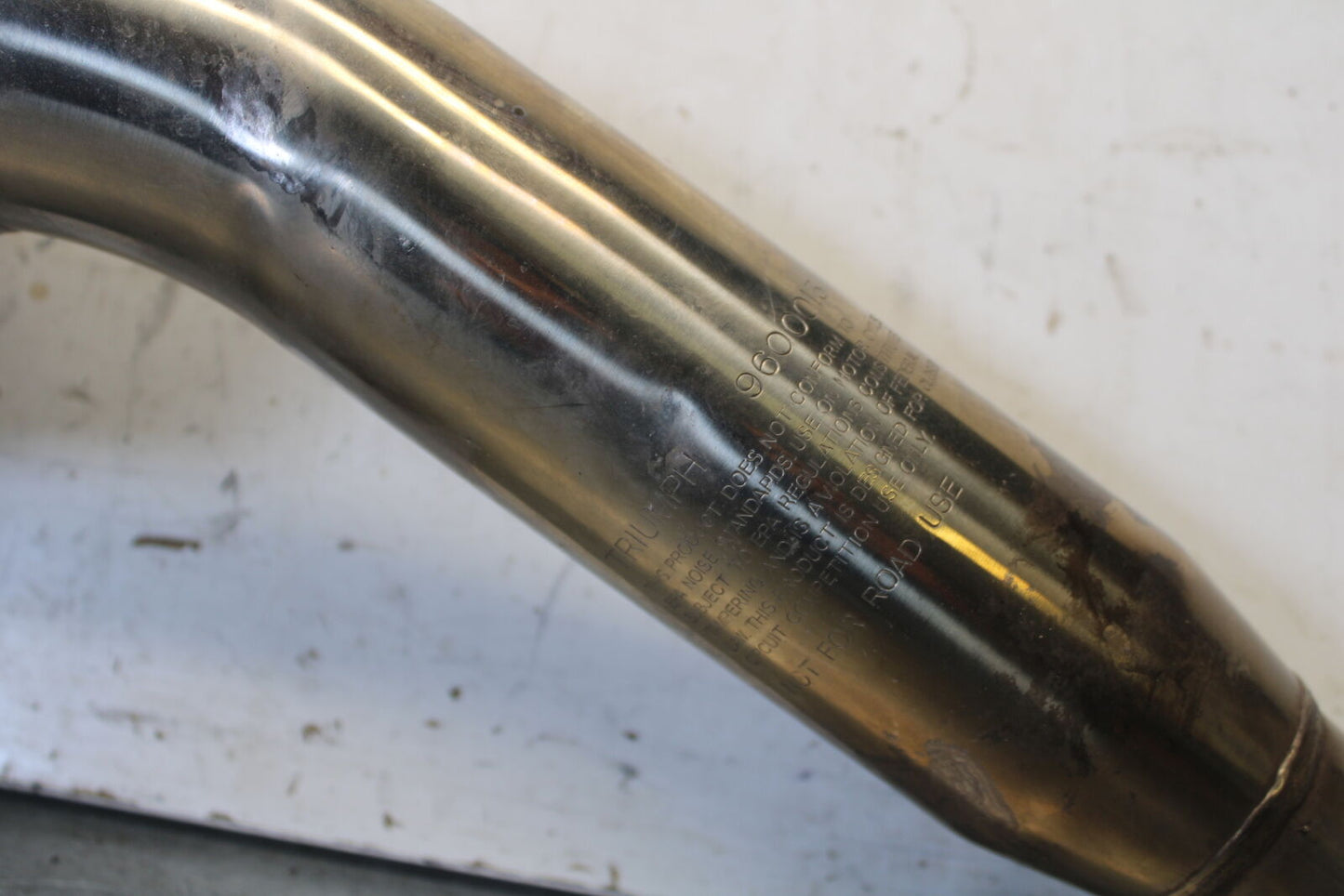 01-06 TRIUMPH TIGER 955I EXHAUST PIPE MUFFLER SLIP ON CAN SILENCER BB693