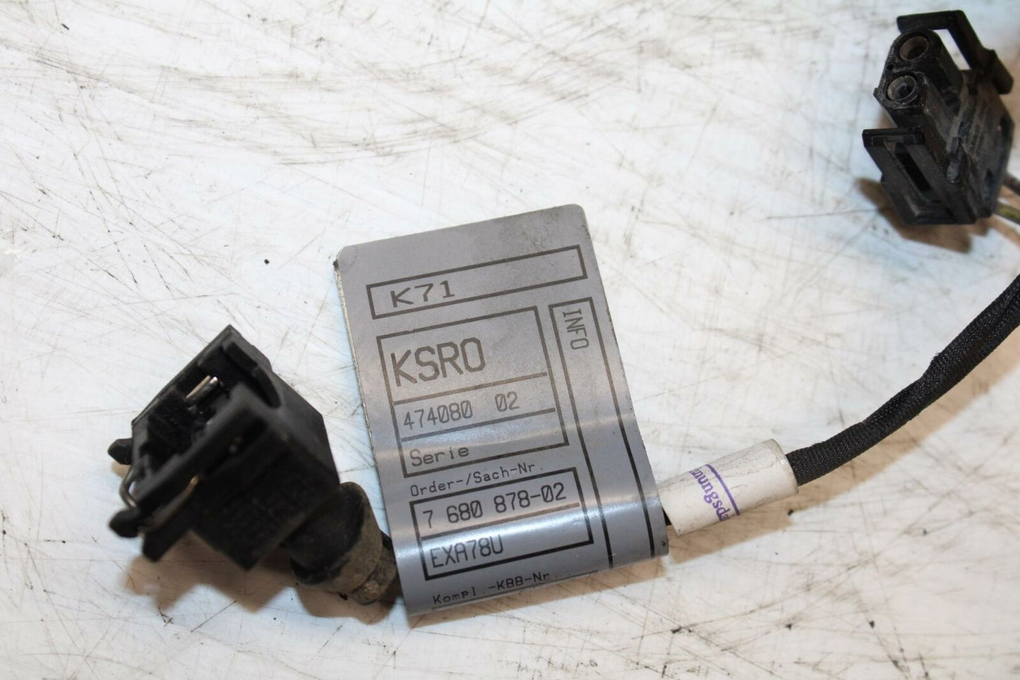 06-12 BMW F800ST MAIN ENGINE WIRING HARNESS MOTOR WIRE LOOM BB291