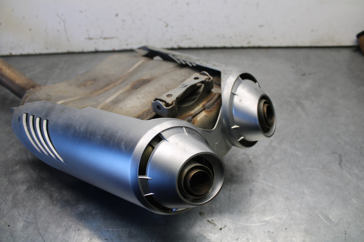 07-09 YAMAHA FZ6 EXHAUST PIPE MUFFLER SLIP ON CAN SILENCER 5VX-14710-01-00 BB713