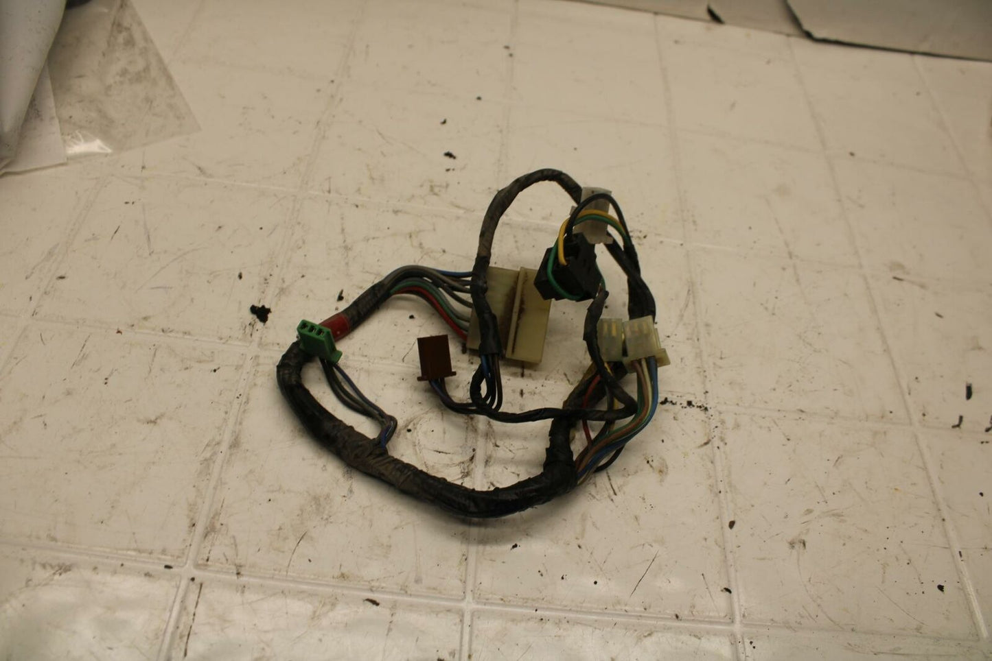 86-89 YAMAHA FJ1200 HEADLIGHT SPEEDO GAUGES WIRING HARNESS WIRE LOOM BB11
