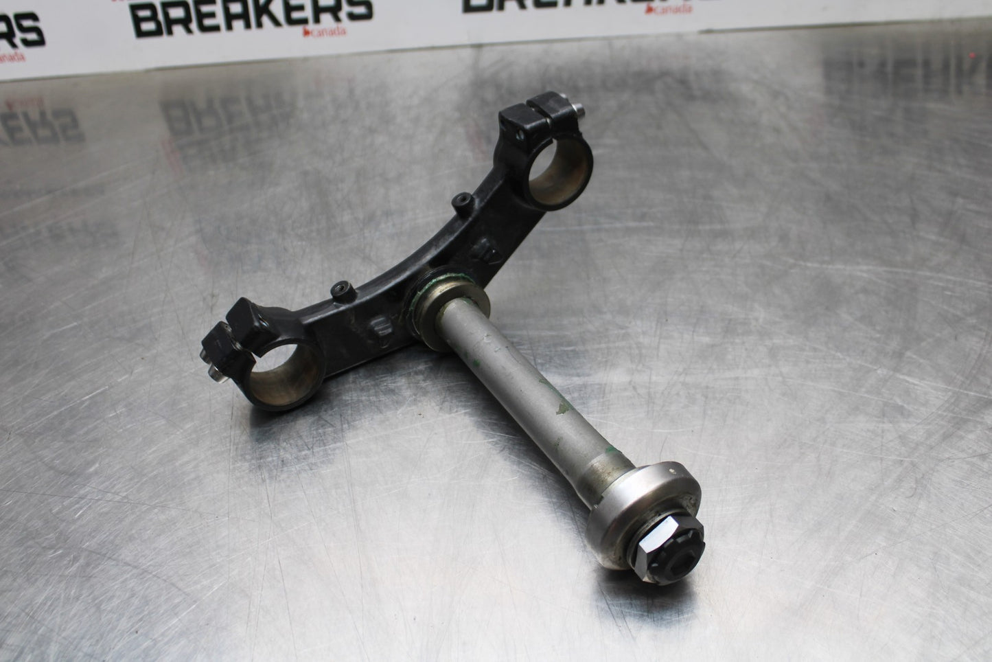 18-23 KAWASAKI NINJA 400 EX400 FRONT FORKS CLAMP LOWER TRIPLE TREE STEM BB177