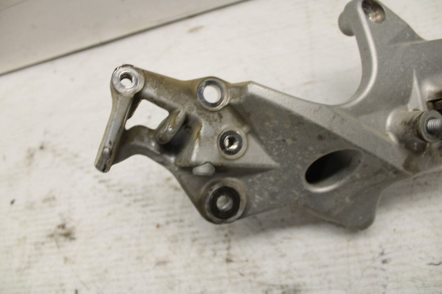 06-12 BMW F800ST LEFT REARSET REAR SET DRIVER FOOT PEG REST STOP BB291