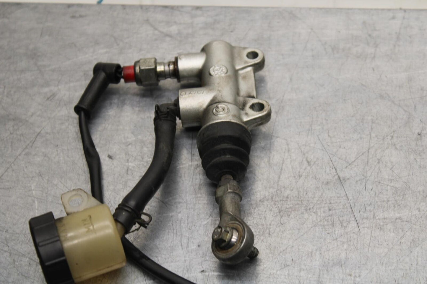 07-11 KTM 990 SUPER DUKE REAR BACK BRAKE MASTER CYLINDER W RESERVOIR BB578